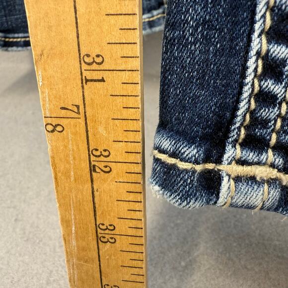 Rock Revival Jeans Women's 29 (8) Blue Celinda Boot Cut Western Blingy EUC - Picture 15 of 16